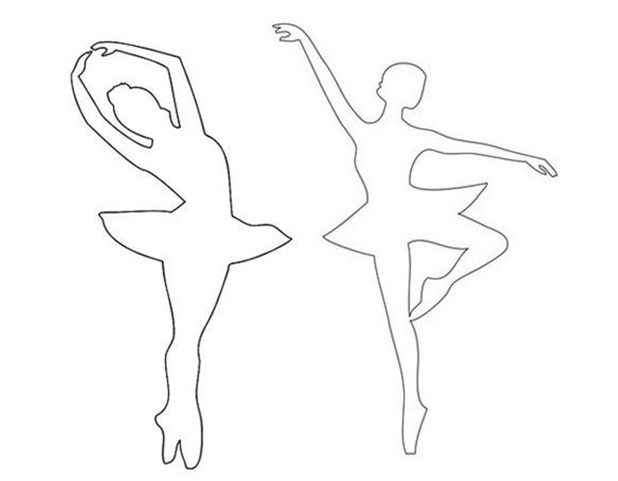 Балерины Из Бумаги Шаблоны