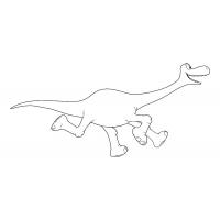 Раскраска Хороший динозавр