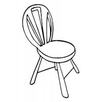 Раскраска стул