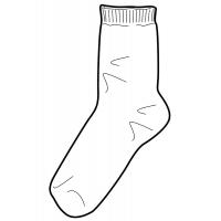 Раскраска носки