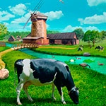 Раскраска ферма
