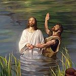 Раскраска крещение