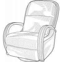 Раскраска кресло