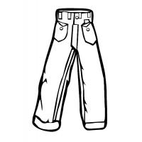 Раскраска джинсы