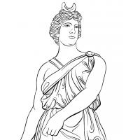 Раскраска боги древней Греции