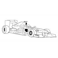 Раскраска Формула 1