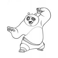 Раскраски Кунг-фу панда