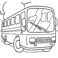 Раскраска автобус