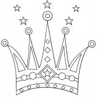 Раскраска корона
