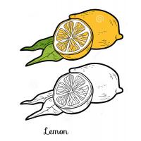 Раскраска лимон