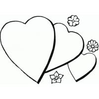 Раскраски Сердце (Сердечки) распечатать бесплатно для девочек для детей в формате а4