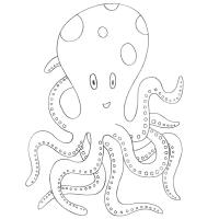 Раскраска осьминог