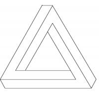Раскраска треугольник