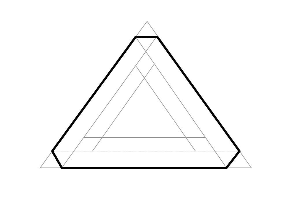 Рисунок 1 10 треугольник. Треугольник. Объемный треугольник. Треугольник раскраска. 3д треугольник карандашом.