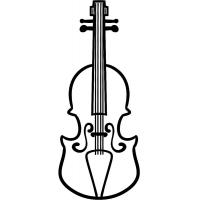 Раскраска скрипка