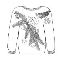 Раскраска свитер