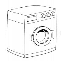 Раскраска стиральная машина