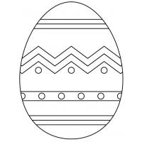 Раскраска яйцо