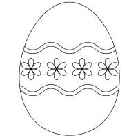 Раскраска яйцо