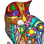 Раскраска кототерапия Раскраска кототерапия