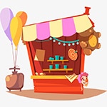 Раскраска магазин игрушек Раскраска магазин игрушек