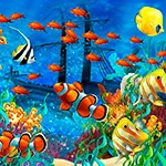 Раскраска морское дно Раскраска морское дно