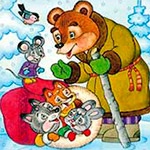 Раскраска сказка Рукавичка Раскраска сказка Рукавичка