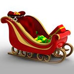 Раскраска сани Раскраска сани